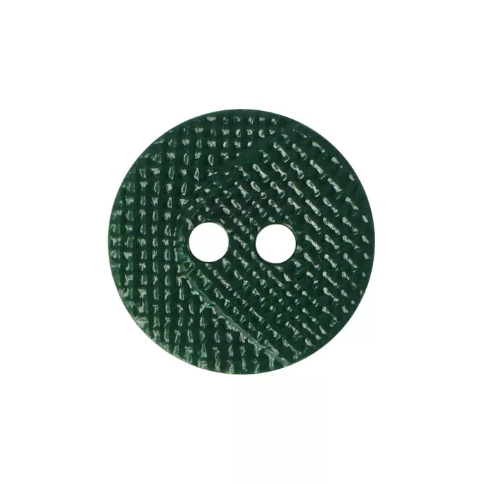 Guziki ubraniowe dwudziurkowe 15mm 24B kolor zielony ciemny 500szt.