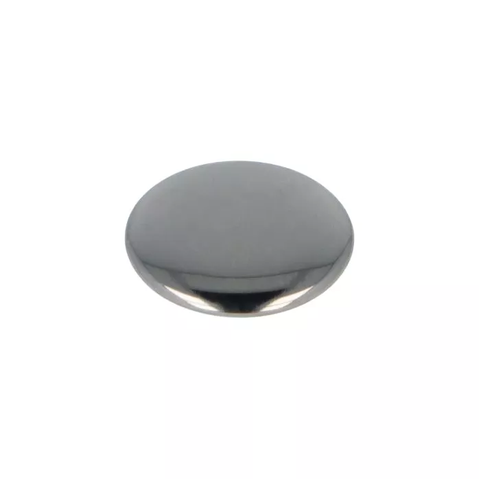 Napa metalowa ciemna srebrna 15mm madis