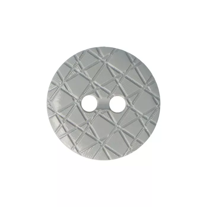 Guziki ubraniowe dwudziurkowe 15mm 24A kolor szary 500szt.