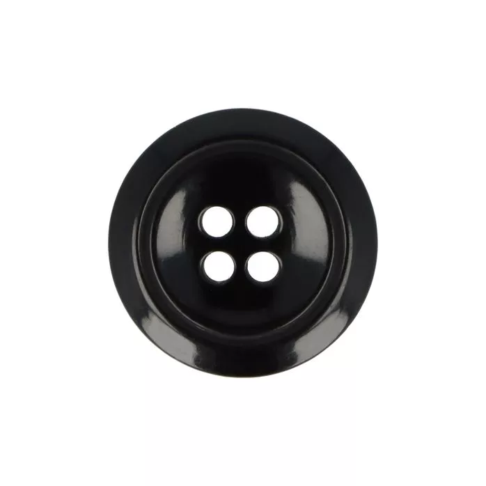 Guzik garniturowy 20mm czarny połysk madis