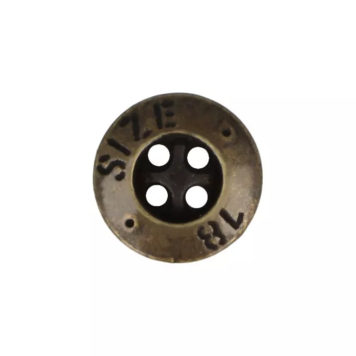 Guzik metalowy 11mm 100szt.
Klasyczny guzik metalowy, czterodziurkowy o średnicy 11mm.

Zastosowanie: bluzki, koszule, sukienki, wyroby kaletnicze i odzieżowe.