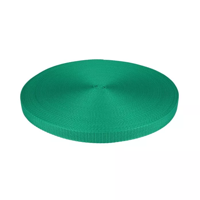 Taśma nośna 20mm polipropylenowa kolor zielony jasny 50mb