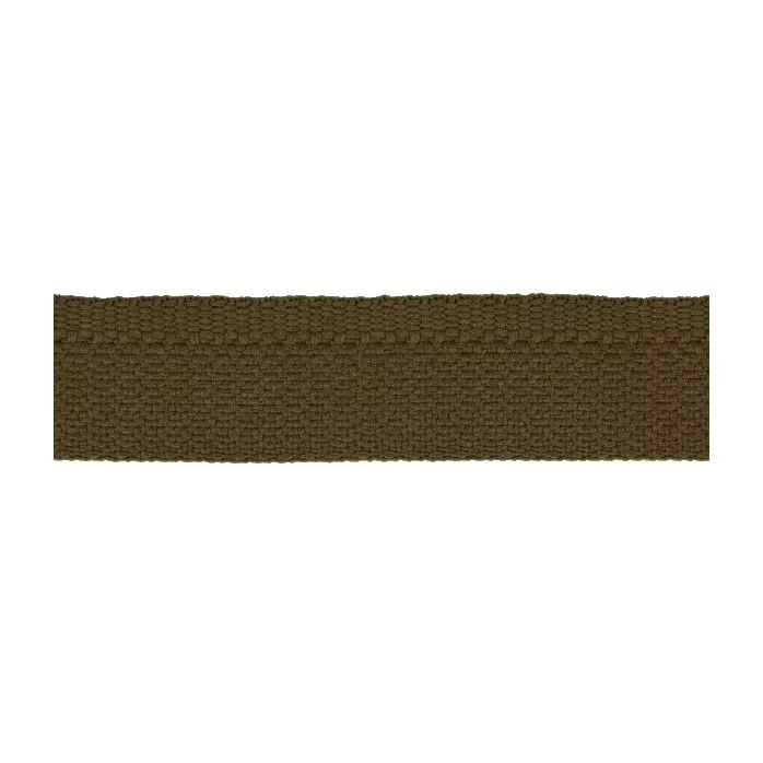 Taśma spodniowa poliestrowa 16mm kolor zielony khaki 100mb