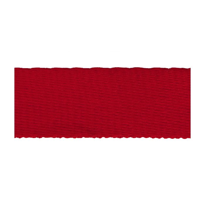 Taśma bistorowa do smyczy 10mm kolor czerwony 50mb