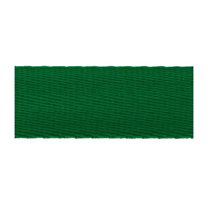Taśma bistorowa do smyczy 20mm kolor zielony 50mb