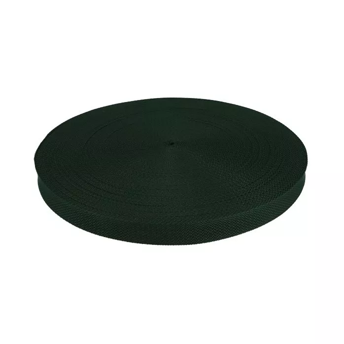 Taśma nośna 20mm polipropylenowa kolor zielony ciemny 50mb