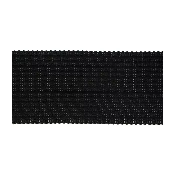 Taśma lamówka dziana 30mm kolor czarny 50mb