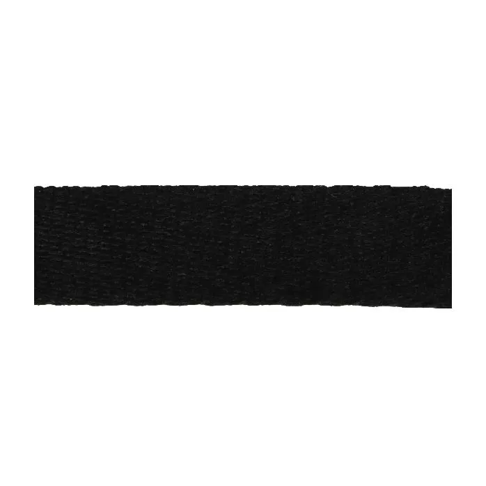Taśma bistorowa do smyczy 10mm kolor czarny 50mb