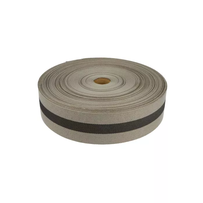 Gurt syntetyczny 45mm kolor beżowy 50mb
