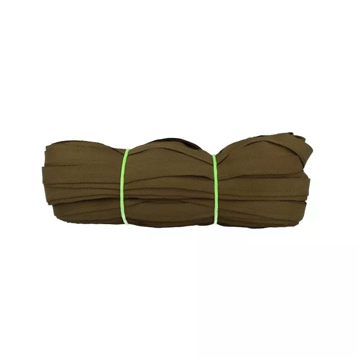 Taśma spodniowa poliestrowa 16mm kolor zielony khaki 100mb