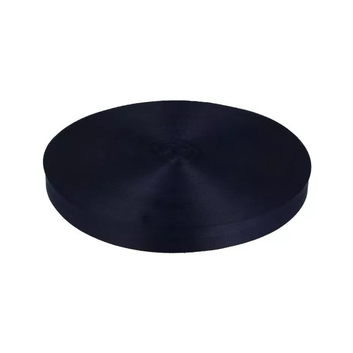 Taśma bistorowa do smyczy 20mm kolor granatowy 50mb