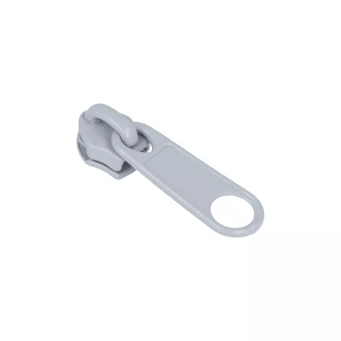 Suwak do taśmy suwakowej spiralnej #5 non-lock kolor szary 100szt.