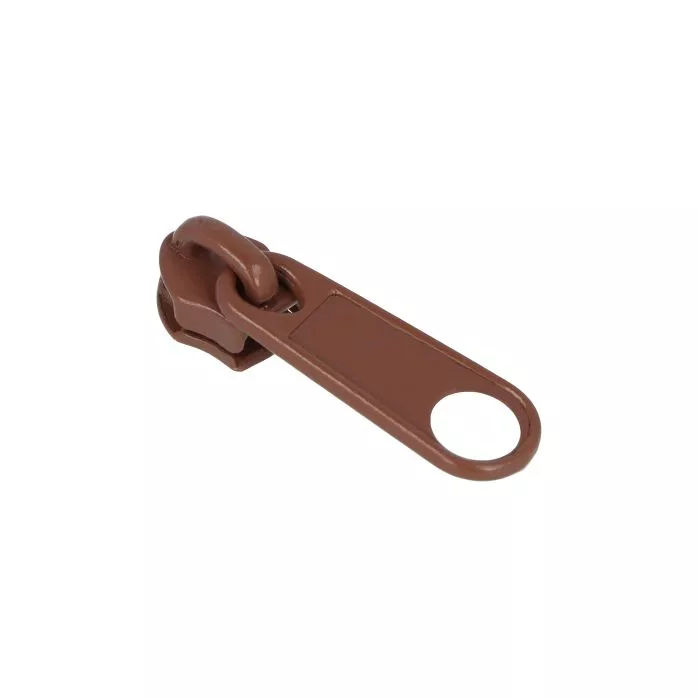 Suwak do taśmy suwakowej spiralnej #5 non-lock kolor brązowy 100szt.