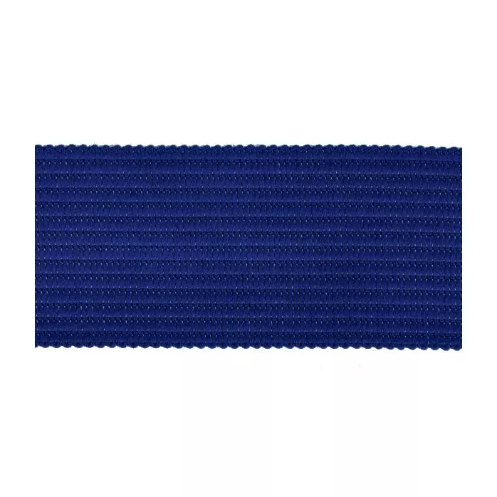 Taśma lamówka dziana 15mm kolor niebieski 50mb