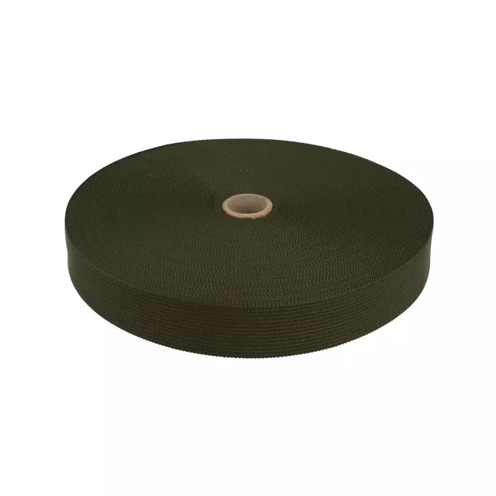 Taśma lamówka dziana 15mm kolor zielony khaki