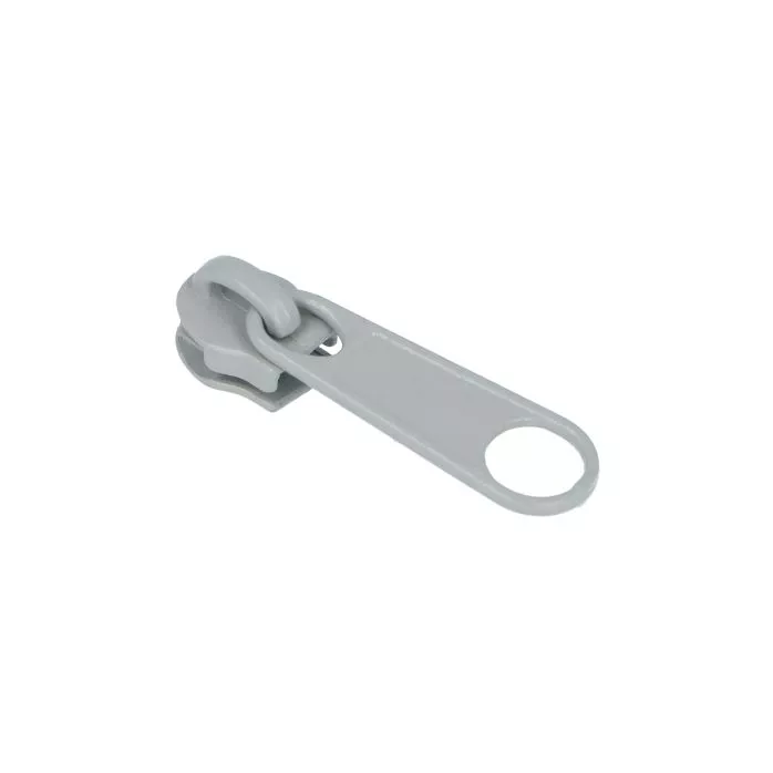 Suwak do taśmy suwakowej spiralnej #5 non-lock kolor szary jasny 500szt.