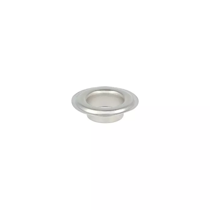 Oczko metalowe 15mm z podkładką krótka tulejka srebrne 1000szt.