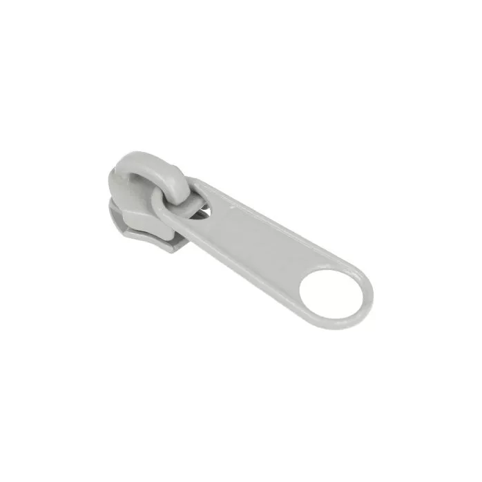 Suwak do taśmy suwakowej spiralnej #5 non-lock kolor szary jasny 50szt.