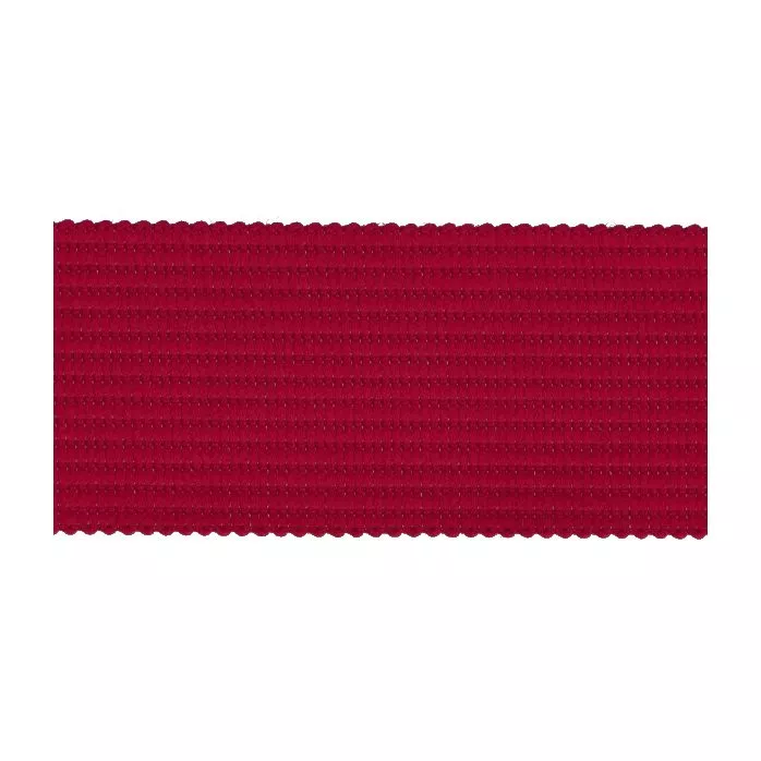 Taśma lamówka dziana 30mm kolor czerwony 50mb