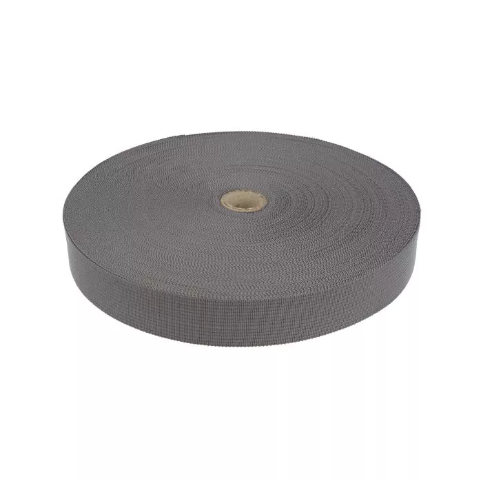 Taśma lamówka dziana 30mm kolor szary
