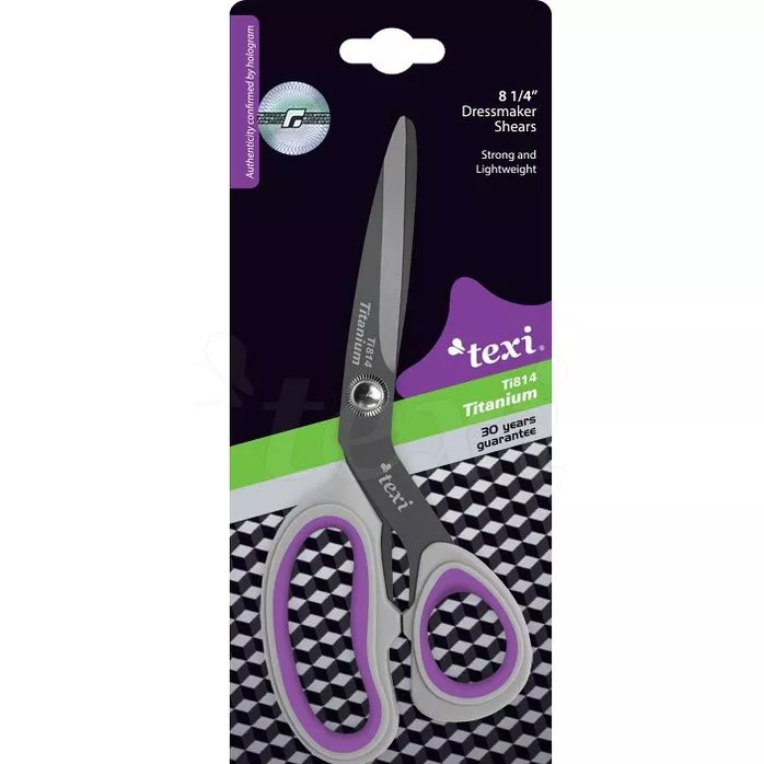 Nożyczki krawieckie tytanowe ostrza 21cm  TEXI Titanium Ti814 (8 1/4")