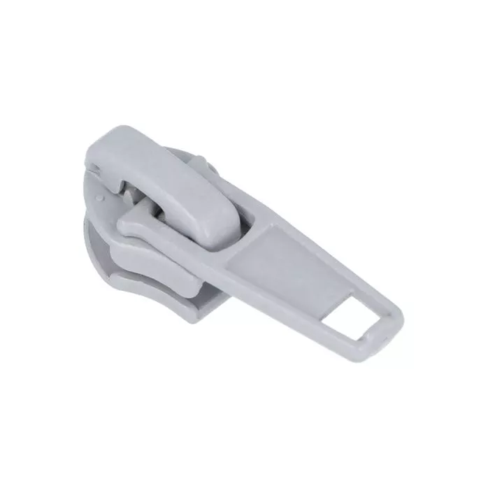 Suwak do taśmy suwakowej spiralnej #5 auto-lock kolor szary 100szt.