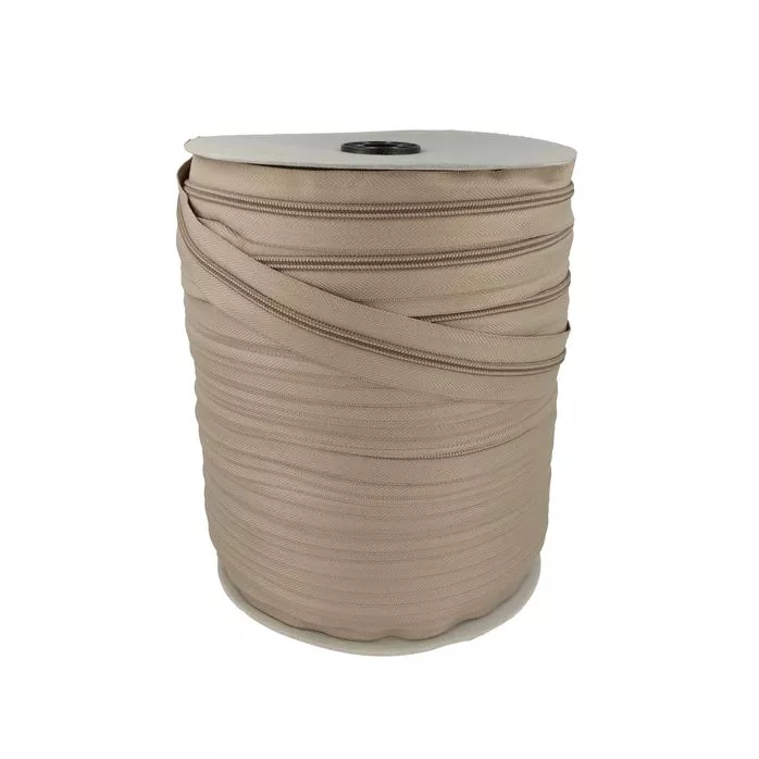 Taśma suwakowa spiralna #5 16,5g/m kolor beżowy 200mb