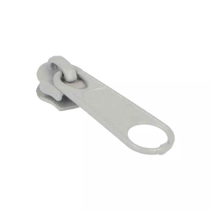 Suwak non-lock #3 kordel do taśmy suwakowej spiralnej kolor szary 500szt.