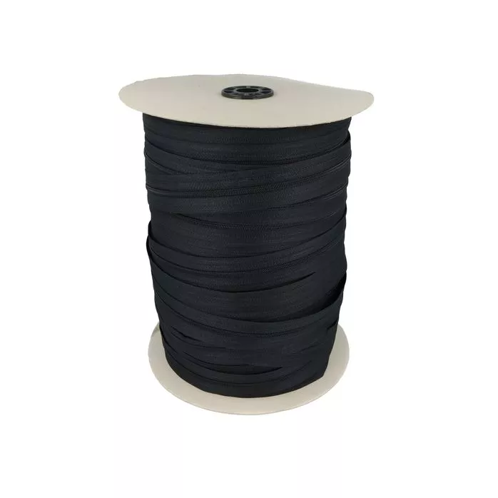 Taśma suwakowa spiralna #3 10.5g/m kordel kolor czarny 200mb