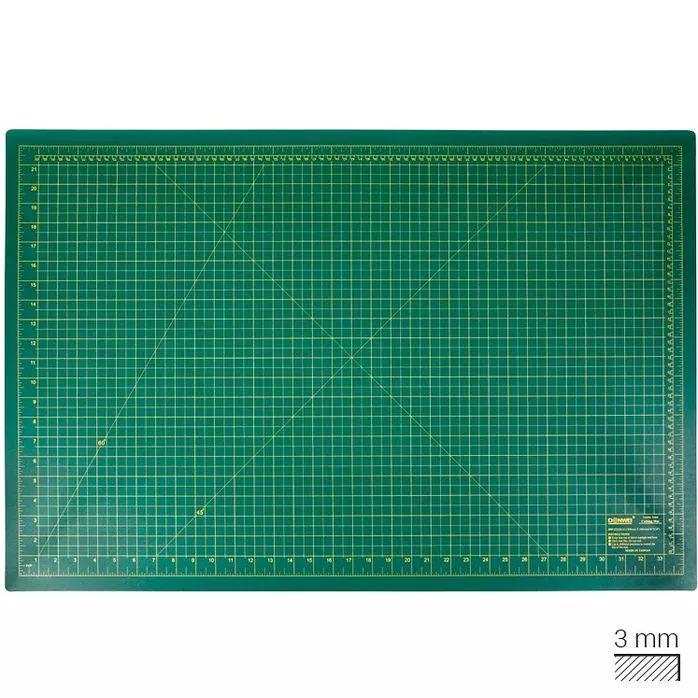Mata podkładowa do cięcia, samoregenerująca DW-12120 GREEN 120x90 cm, grubość 3 mm, zielona