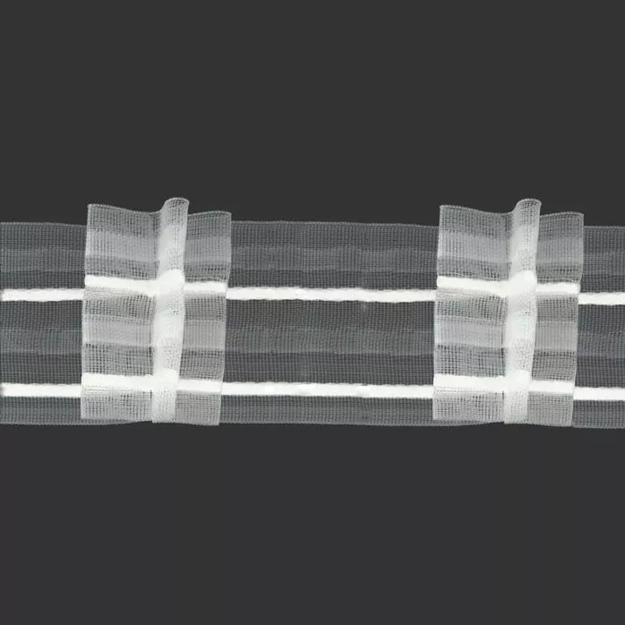 Taśma firanowa 50mm Z7/Z-200 marszczenie 1:2 (3 fałdy)