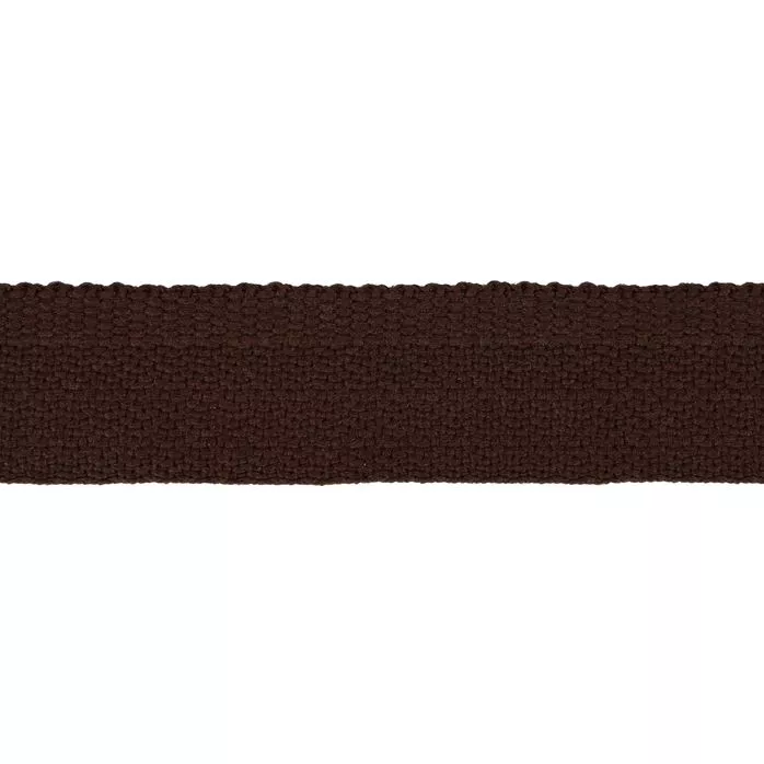 Taśma spodniowa poliestrowa 16mm kolor brązowy 100mb