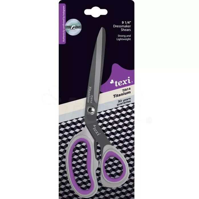 Nożyczki krawieckie 23,5 cm TEXI Titanium Ti914 - 9 1/4" tytanowe ostrza