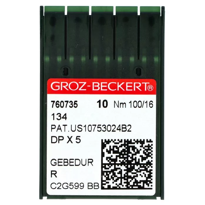 135x5 (100) R Igły Groz-Beckert GEBEDUR złocone do maszyny do szycia