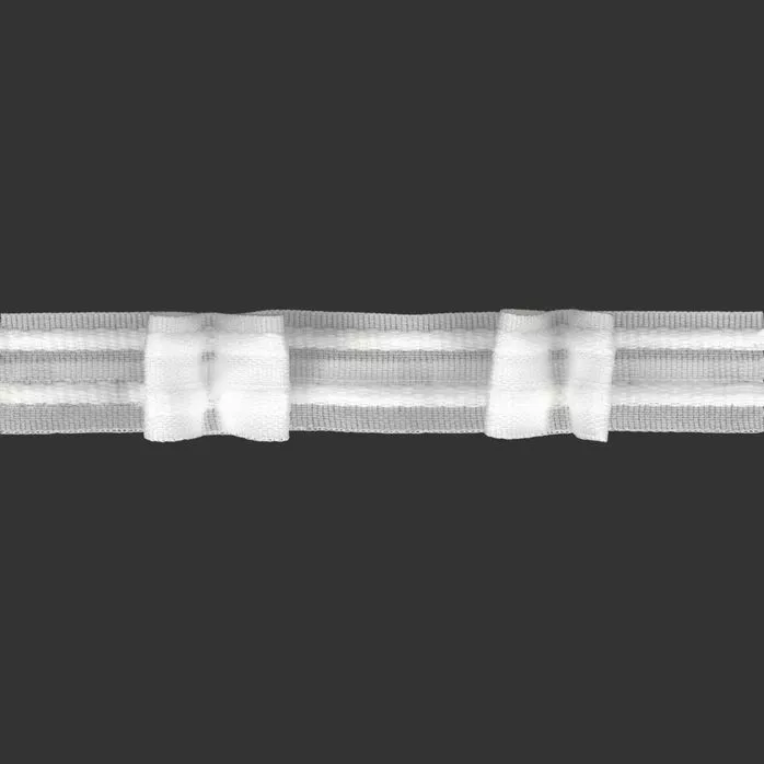 Taśma firanowa 22mm 8763/22/II marszczenie 1:2 (2 fałdy)