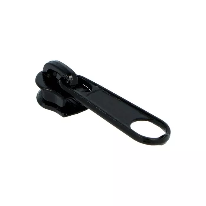Suwak kordel do taśmy suwakowej spiralnej #3 non-lock kolor czarny 500szt.