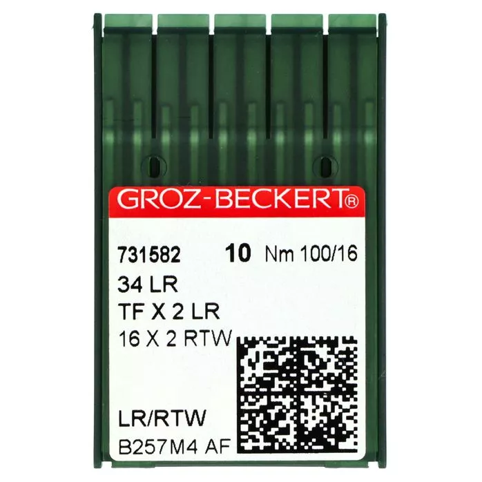16x2RTW-34LR (100) LR Igła Groz-Beckert do maszyny do szycia