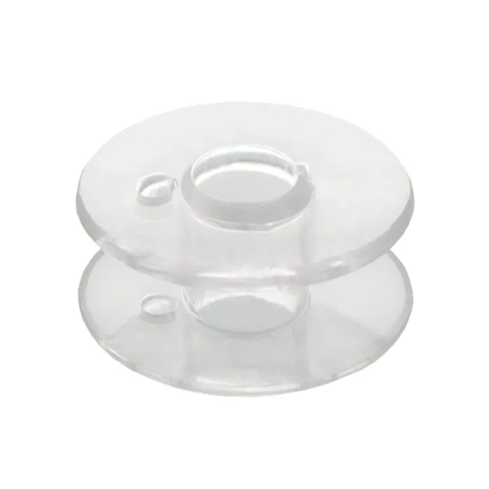 Szpulka plastikowa 17222P, przezroczysta (soczewkowa)