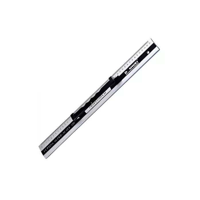 Liniał krawiecki aluminiowy z uchwytem 45cm CS-045