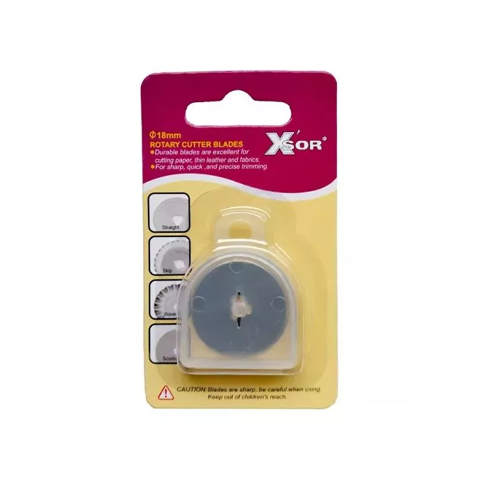 DW-RB018P4 2R Ostrze noża krążkowego 18 mm, proste, śr. wewn. 4 mm, 2 szt.