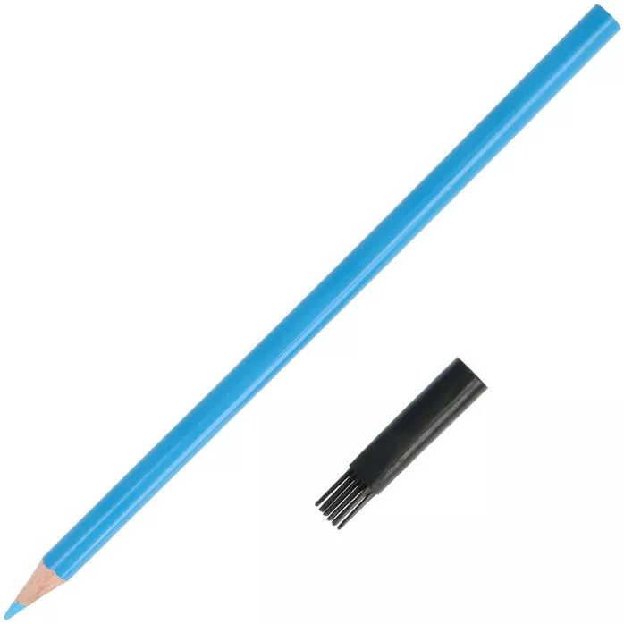 Kredka krawiecka do tkanin niebieska
