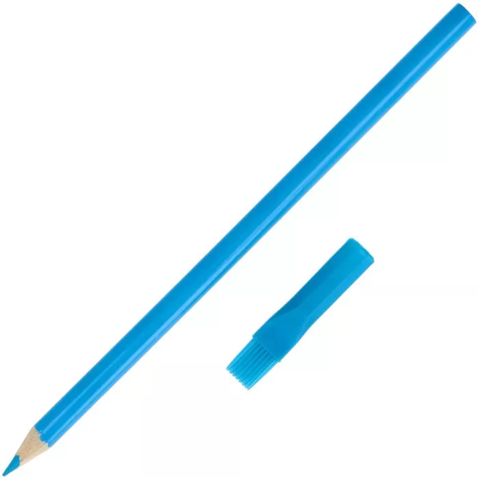 Kredka krawiecka do tkanin niebieska 40202