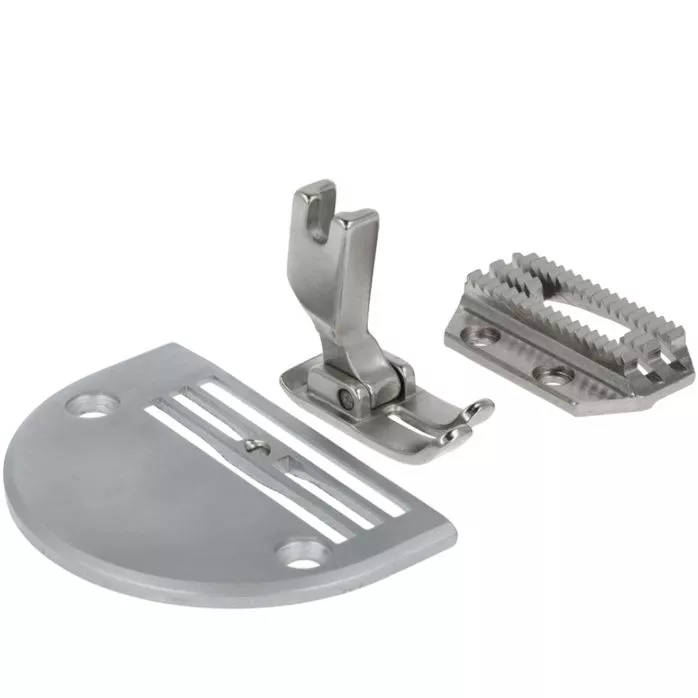 Zestaw do ciężkiego szycia ze stopką standardową (płytka 11315001 (H26) , ząbki 11314001, stopka P711, P127, 113160100) stebnówka transport dolny ząbkowy Jack A2H, A4H7,  F4H, F5H, JUKI 7000AH, SIRUBA 7200BH1