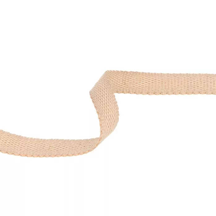 Taśma wieszakowa 6mm kolor beżowy 100mb