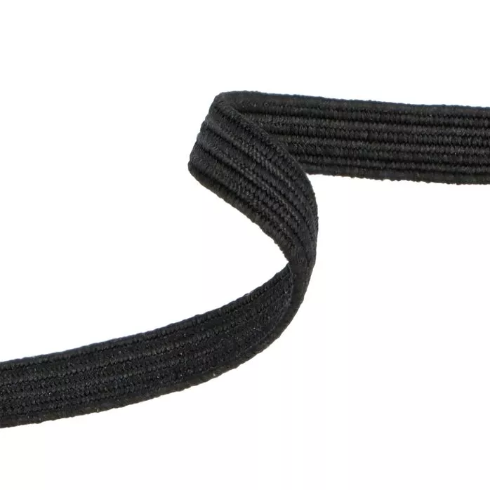 Guma pleciona 5mm kolor czarny 100mb