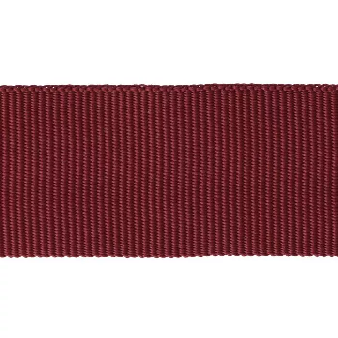 Taśma rypsowa 25mm kolor bordowy 50mb