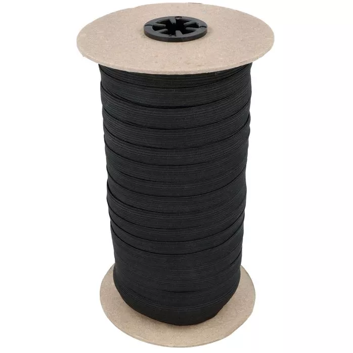 Guma pleciona 11mm kolor czarny 100mb