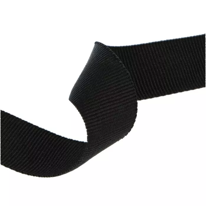 Taśma rypsowa 10mm kolor czarny 50mb