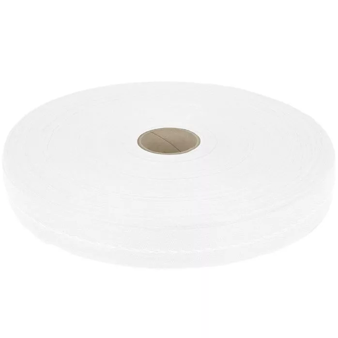 Taśma flizelinowa prosta 30mm kolor biały 100mb