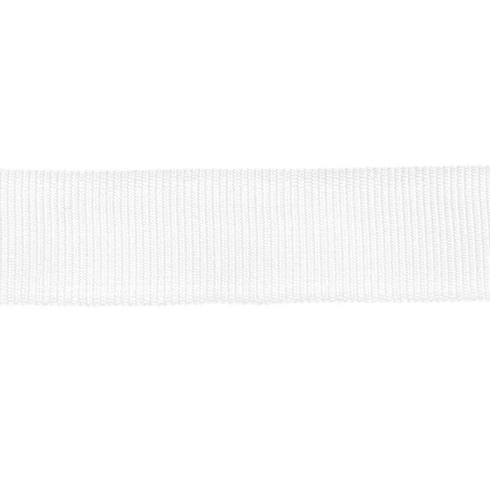 Taśma rypsowa 10mm kolor biały 50mb